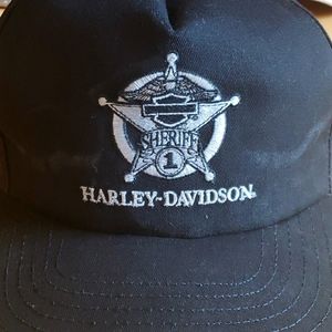 Harley-Davidson sheriff logo hat